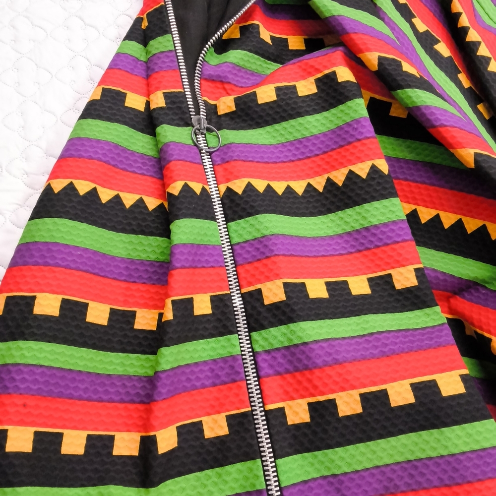 Vtg 1972 LANVIN Jules-François Crahay Striped Maxi Dress - As Seen in SATC Movie - Picture 6 of 11